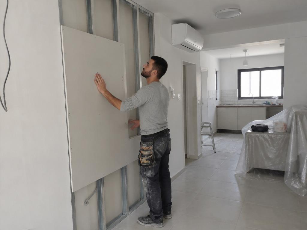 שיפוץ פנים בעיצומו